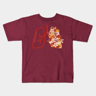 Respiratory Therapy Fall Kids T-Shirt